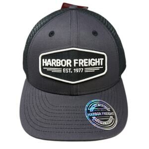 Harbor Freight Trucker Hat Gray One Size Mesh Snapback Special Edition Patch